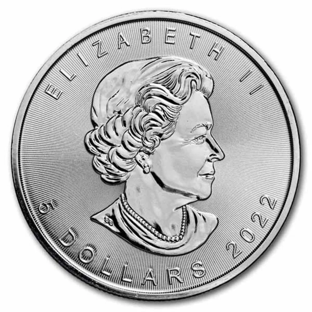 Uncirculated 2022 Canada 1 Oz Silver Maple Leaf (BU) - Picture 2 of 6